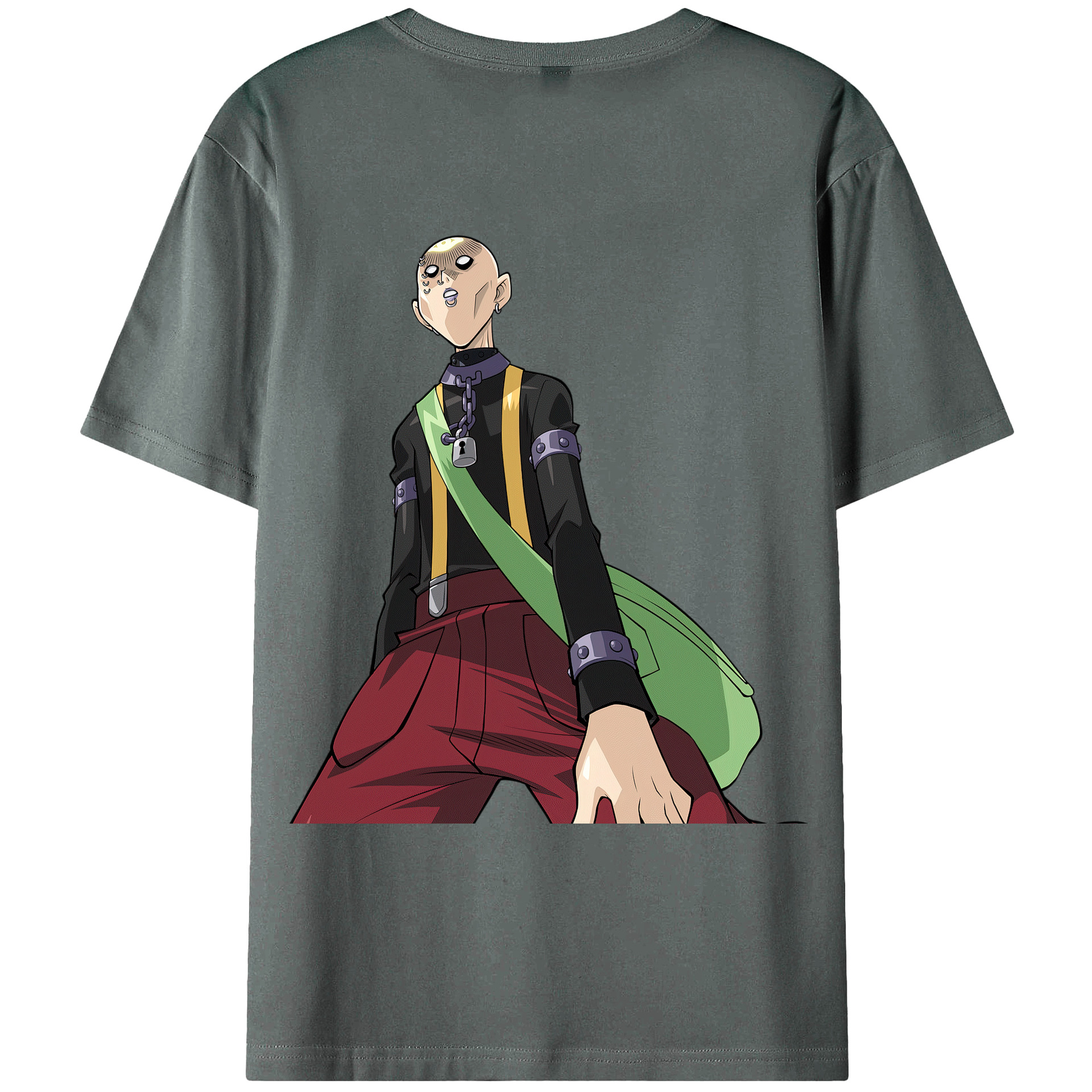 （画像用） 遊☆戯☆王 Yu-Gi-Oh! 綿100％ メンズ半袖Tシャツ（バックプリント） 通気性